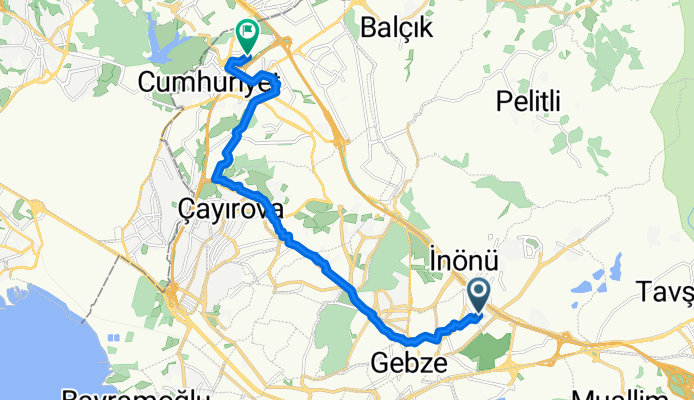 1078. Sokak to Plevne Caddesi