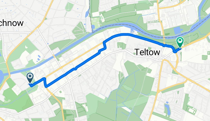 Im Tal, Kleinmachnow nach Lichterfelder Allee, Teltow