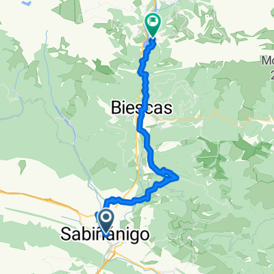 From Sabiñánigo to Hoz de Jaca