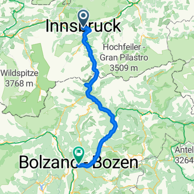 From Innsbruck to Bolzano