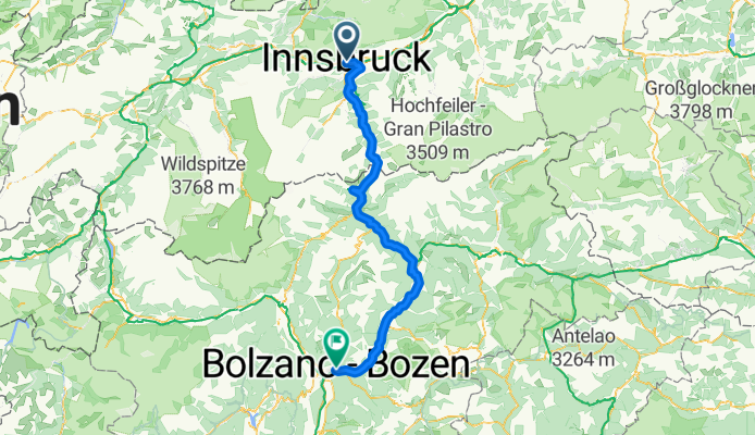 From Innsbruck to Bolzano