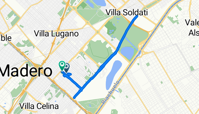 De Avenida Piedra Buena a Avenida General Francisco Fernández de la Cruz