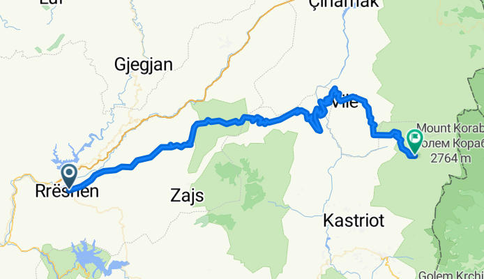 Rrëshen - Sllovë