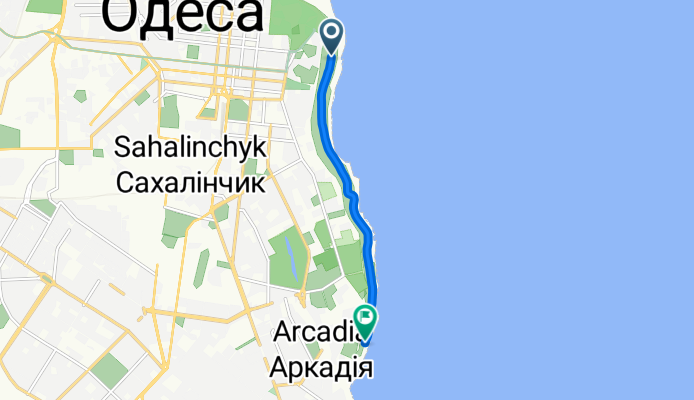Траса здоров’я, Одеса to Траса здоров’я, Одеса