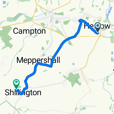 Welchs Close, Henlow to Greenfields, Hitchin