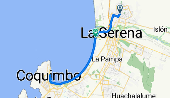 Ruta desde Los Aromos