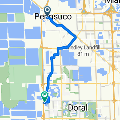 NW 134th St, Medley a NW 116th Ave, Doral