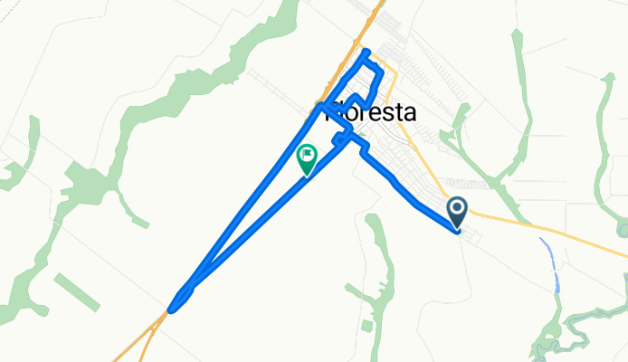 Rua Pioneiro Francisco Marangoni, Floresta a Floresta