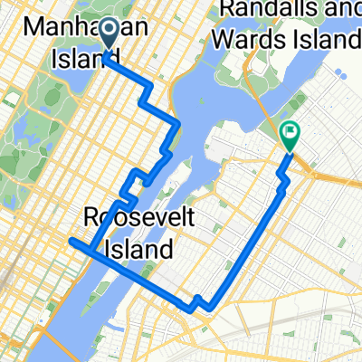 E 97th St, New York to Robert F Kennedy Bridge, New York