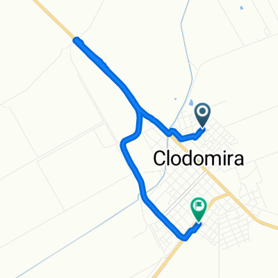 Ruta desde Moreno Saravia