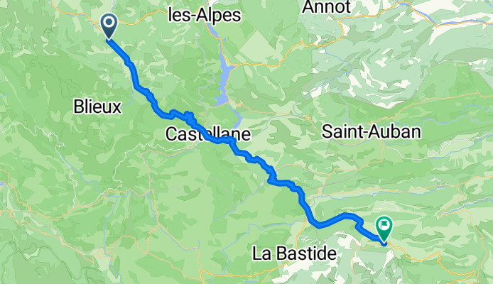 Castellane - Saint-Vallier-de-Thiey