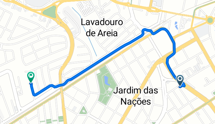 De Avenida Professor Walter Thaumaturgo a Rua Professor Jofre Alves Furquim