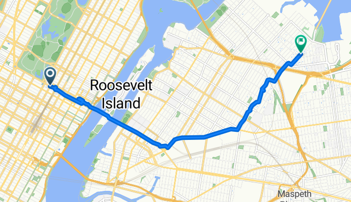Manhattan, New York to Hazen St, New York