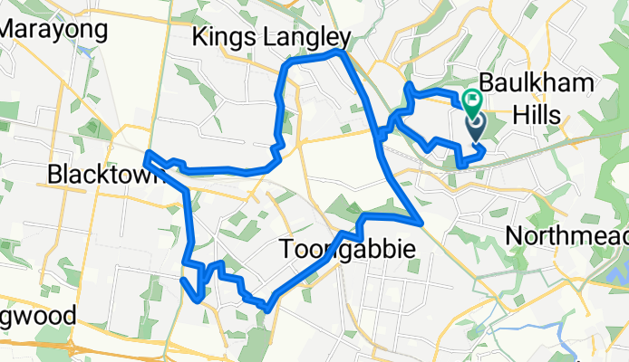 Cropley Dr, Baulkham Hills to Cropley Dr, Baulkham Hills