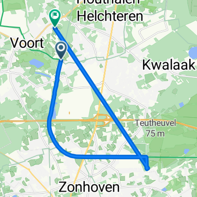 Tramstraat naar Lillosteenweg