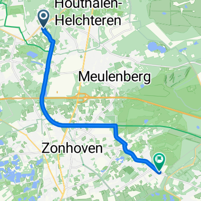 Lillosteenweg naar KMO-Zone Molenheide