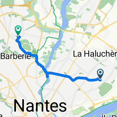 Rue des Floralies, Nantes à Rue de la Fantaisie, Nantes