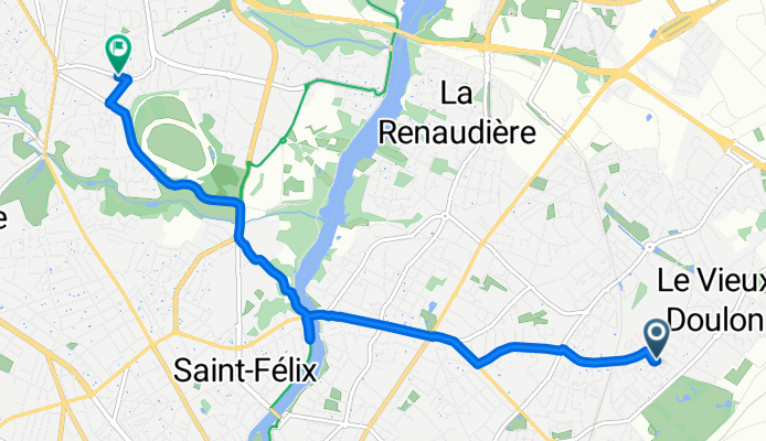 Rue des Floralies, Nantes à Rue de la Fantaisie, Nantes