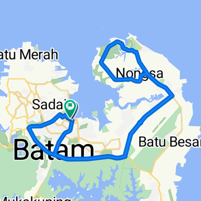 Route in Batam