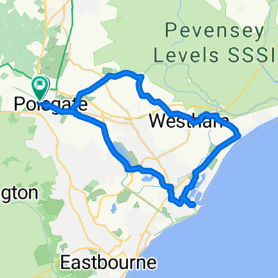 Polegate, Eastbourne, Pevensey 15m Loop