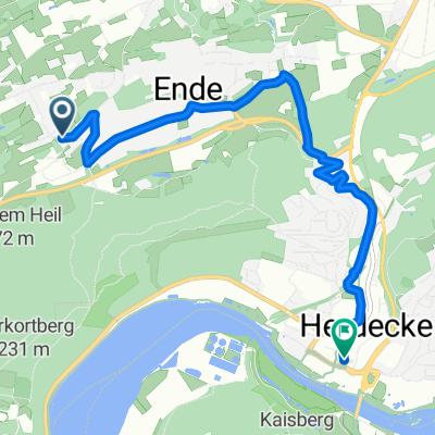 Bergweg, Herdecke nach Zweibrücker Hof, Herdecke