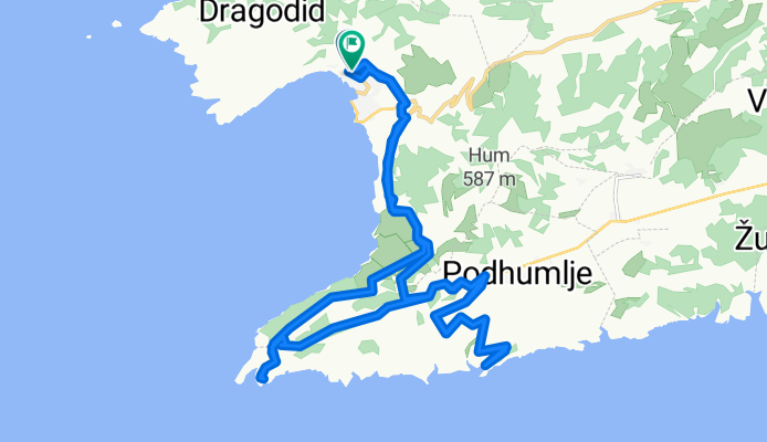 Ulica komiških iseljenika, Komiža to Ribarska ulica, Komiža