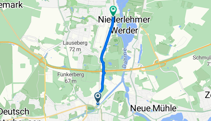 Gerichtsstraße, Königs Wusterhausen nach Friedrich-Engels-Straße, Wildau