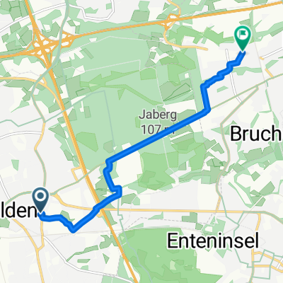 Heiligenstraße, Hilden to Flurstraße, Haan