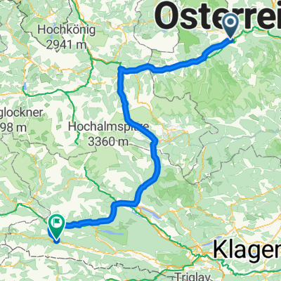 Ennstal Straße nach Kötschach