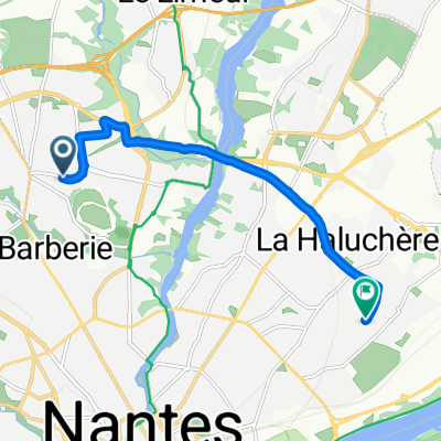 Rue de la Fantaisie, Nantes à Rue des Floralies, Nantes