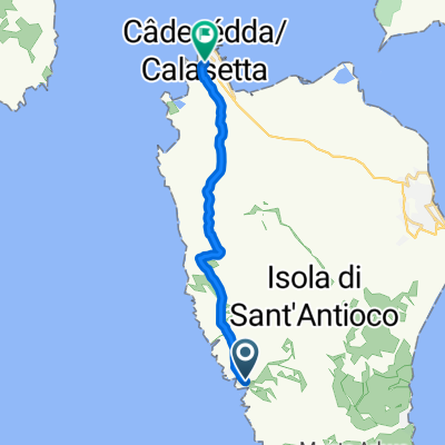 Sant'Antioco nach Via Savoia, Calasetta