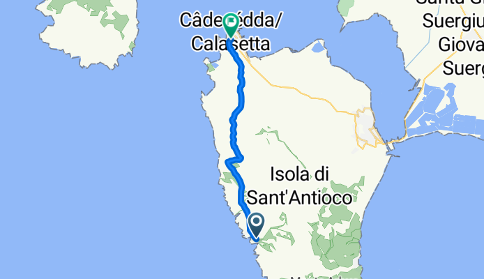 Sant'Antioco nach Via Savoia, Calasetta