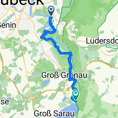 Lübeck nach Rothenhusener Weg, Groß Sarau