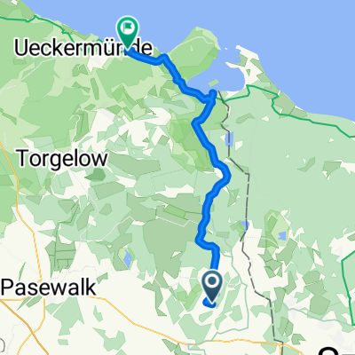 Stettiner Straße nach Dorfstraße