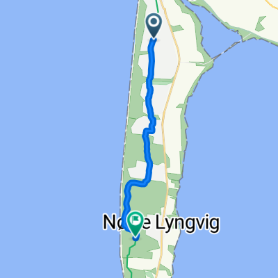 Nordsøvej, Ringkøbing nach Holmsland Klitvej, Hvide Sande