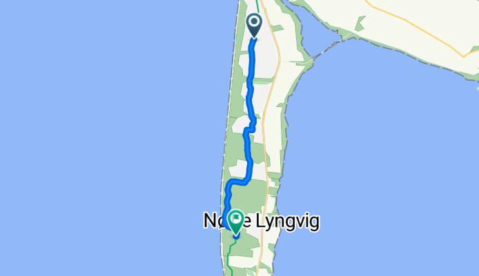 Nordsøvej, Ringkøbing nach Holmsland Klitvej, Hvide Sande