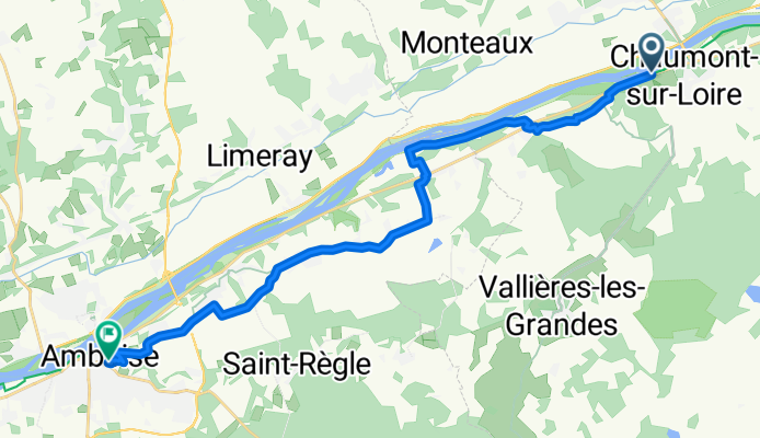 Rampe du Château, Chaumont-sur-Loire to Rue Joyeuse, Amboise