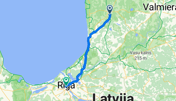 Rīgas iela, Limbaži to Centra rajons, Riga