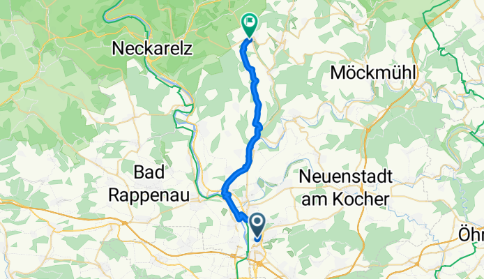 NSU-Straße, Neckarsulm nach An der Steige, Billigheim