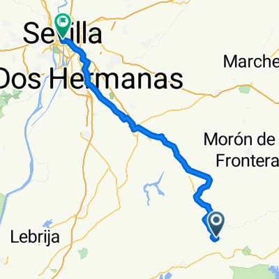 From Puerto Serrano to Seville