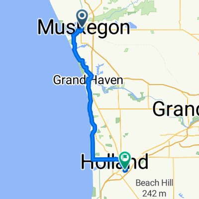 Ride Day 9 - Muskegon to Holland