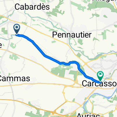 43.245, 2.268 to 43.213, 2.345