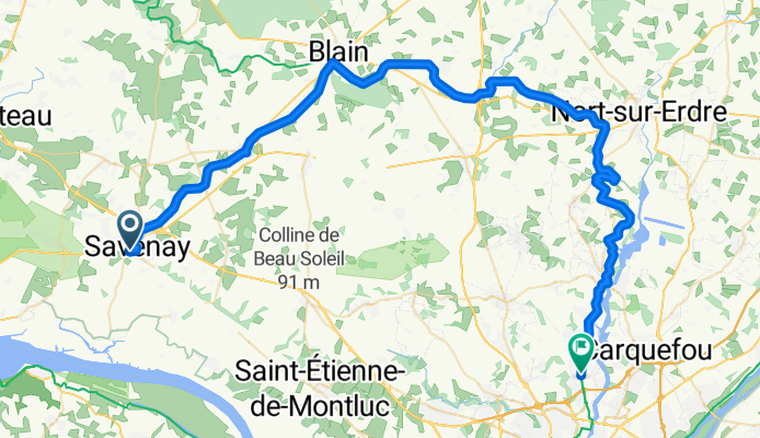 Savenay nach La Chapelle sur Erdre