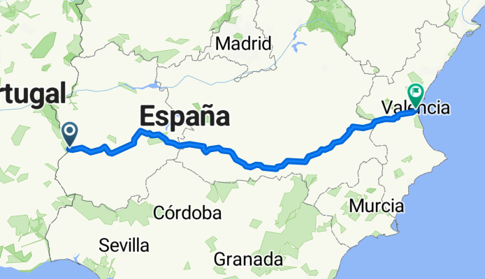 From Badajoz to Valencia