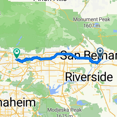 Stadium West, San Bernardino to N Grandview Ave, Covina