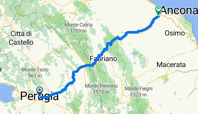 Von Perugia bis Chiaravalle