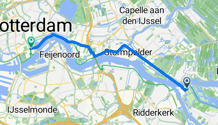 Molenstraat, Kinderdijk to Westersingel, Rotterdam