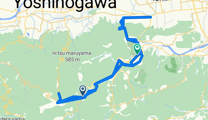 Route in Matsuyama
