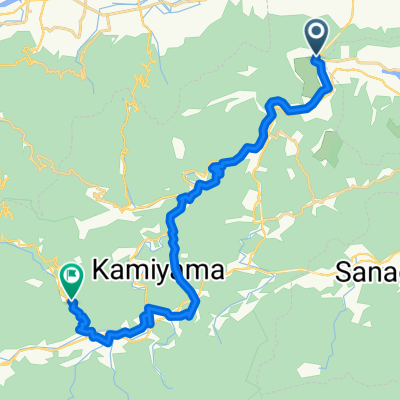 Route in Matsuyama