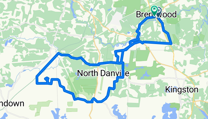 Crawley Falls Rd, Brentwood to Crawley Falls Rd, Brentwood